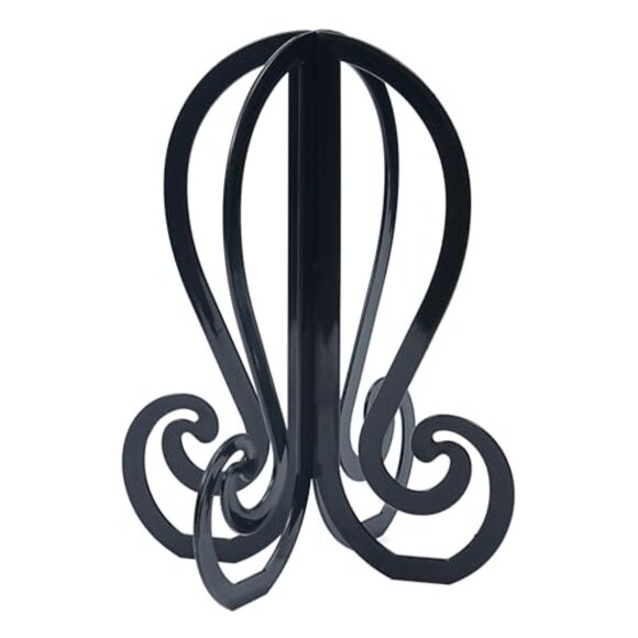 Plastic 3PCS Wig Stand,Black Wig Head Stand,Easy to Assemble Wig Stand Holder, main image 4
